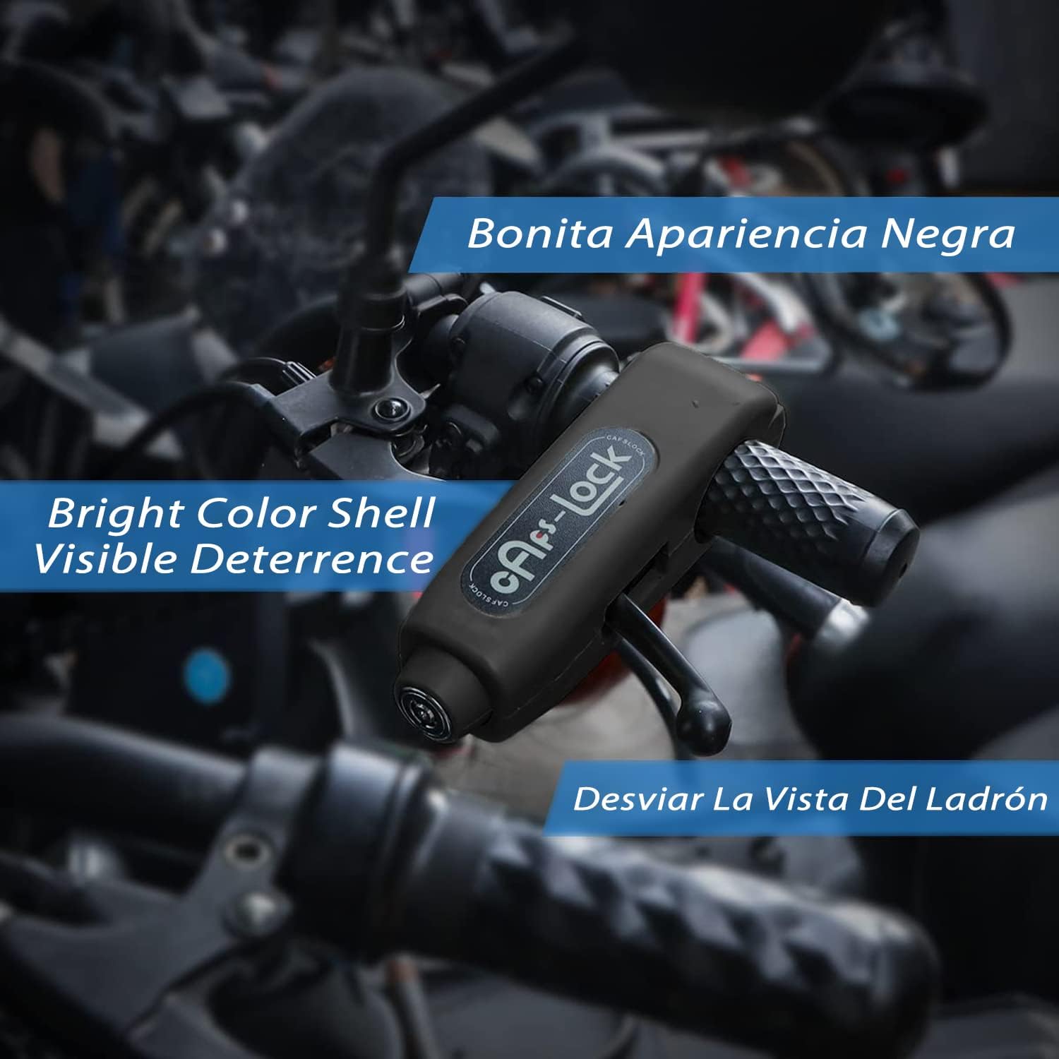 Miniatura 7 de Candado para Moto Manubrio Seguridad