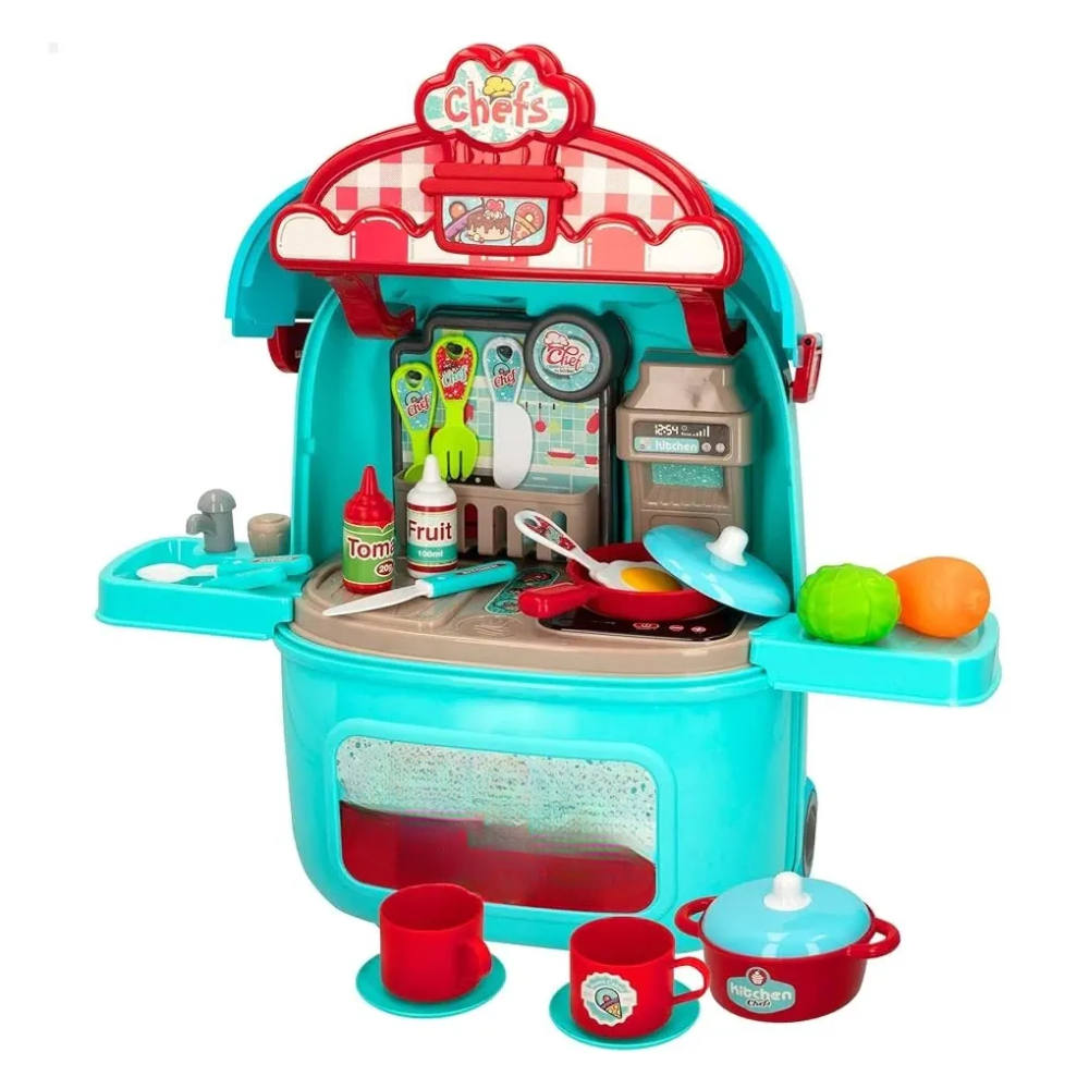 ¡Cocina y juega! 🍳 Maletín de Juguete Infantil para Pequeños Chefs