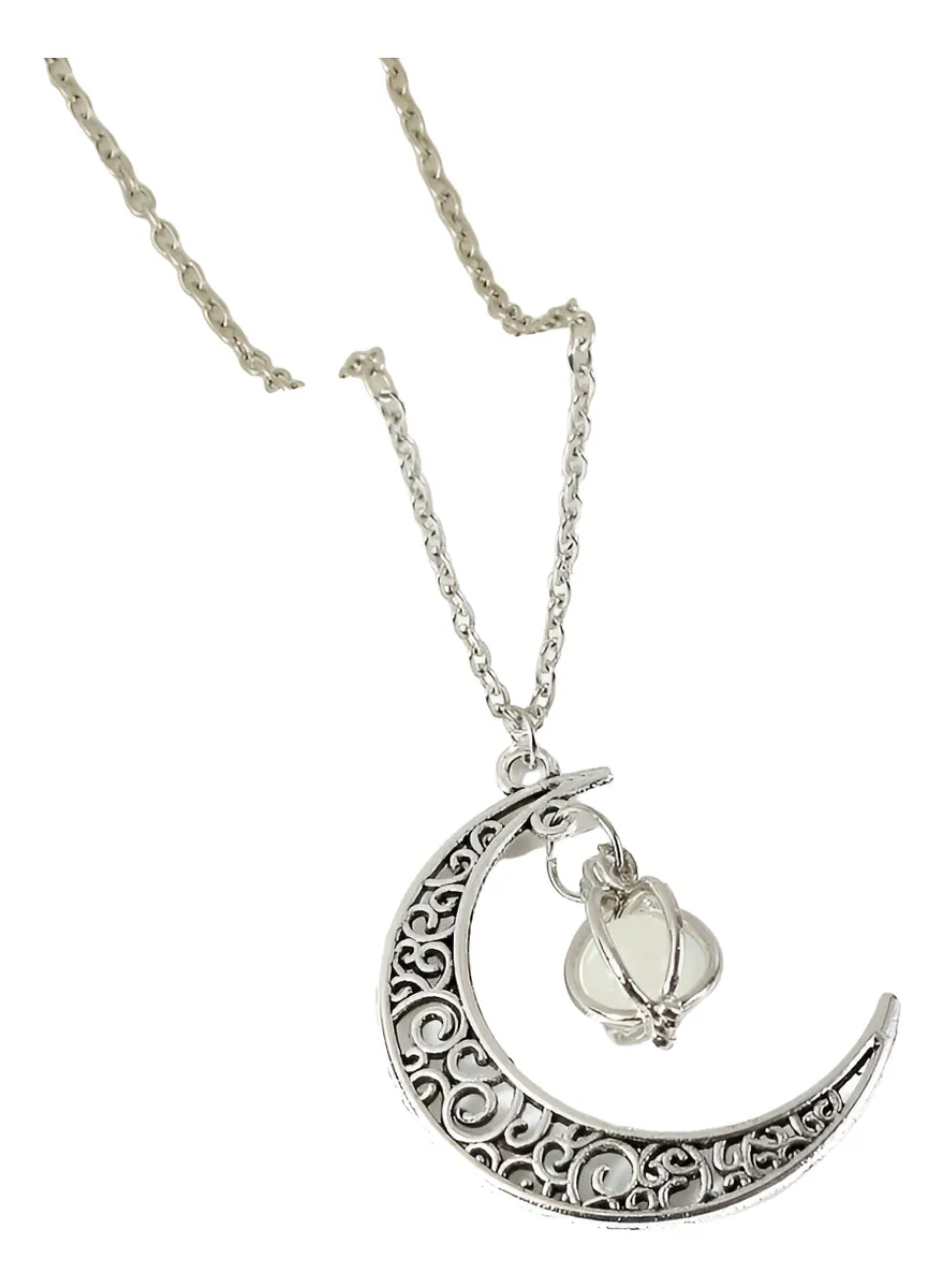 Miniatura 3 de Collar luna brilla en la oscuridad