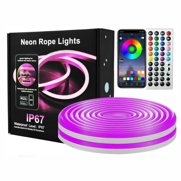 CINTA LUZ RGB NEON 10M CON APP TUYA