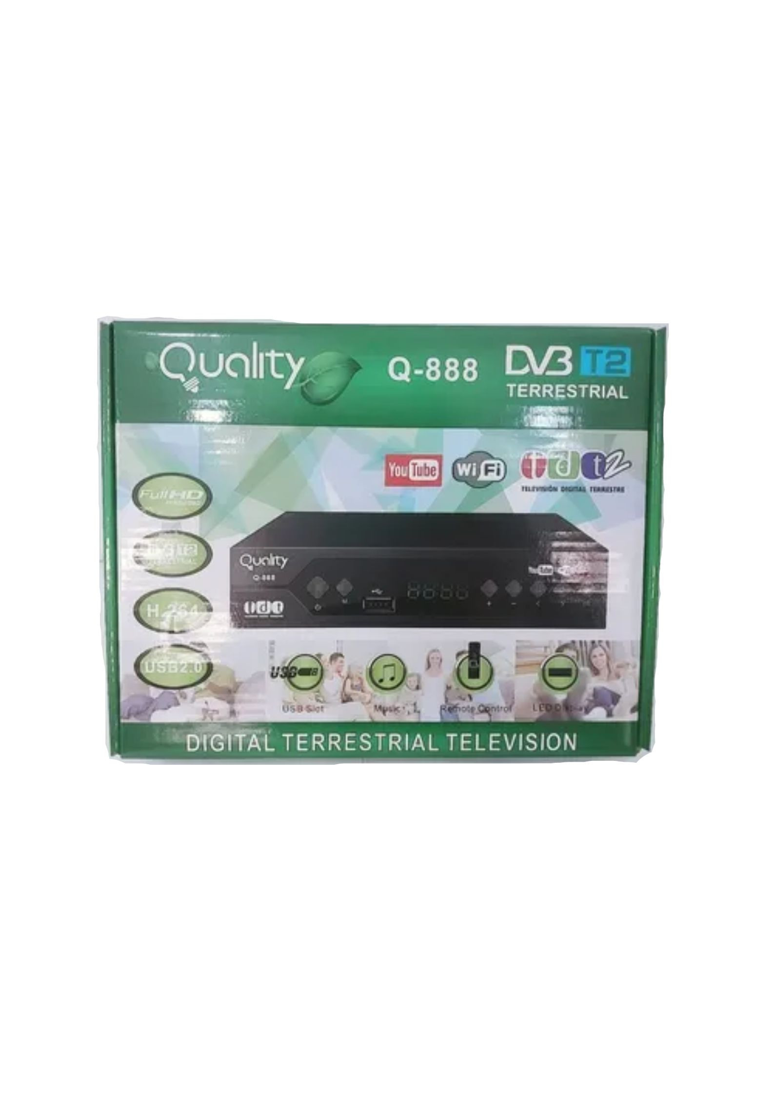 Decodificador TDT Tv 7 Botones / Qualit