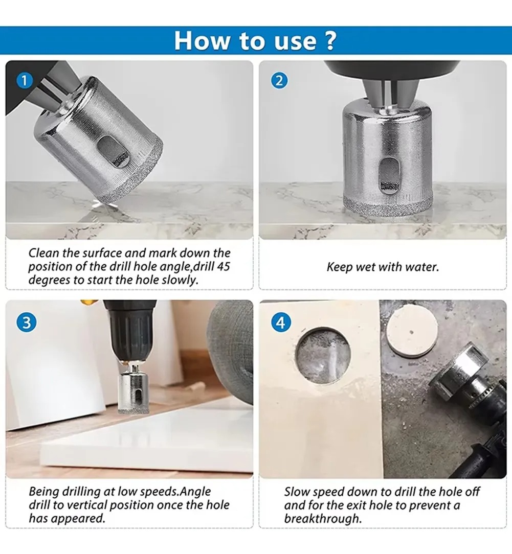 Miniatura 2 de Kit de Brocas de Diamante Premium 15 Pie