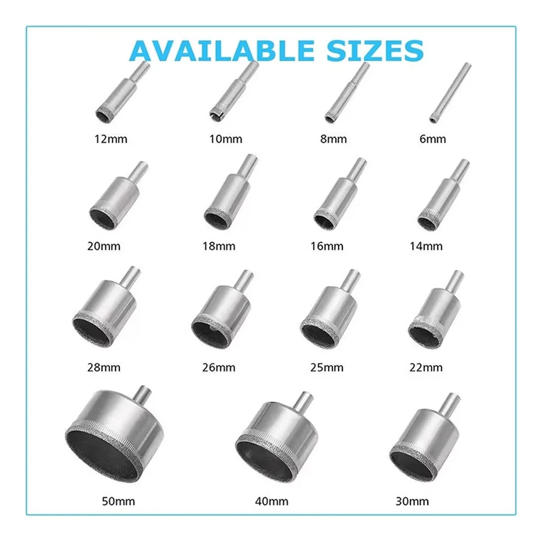 Miniatura 5 de Kit de Brocas de Diamante Premium 15 Pie