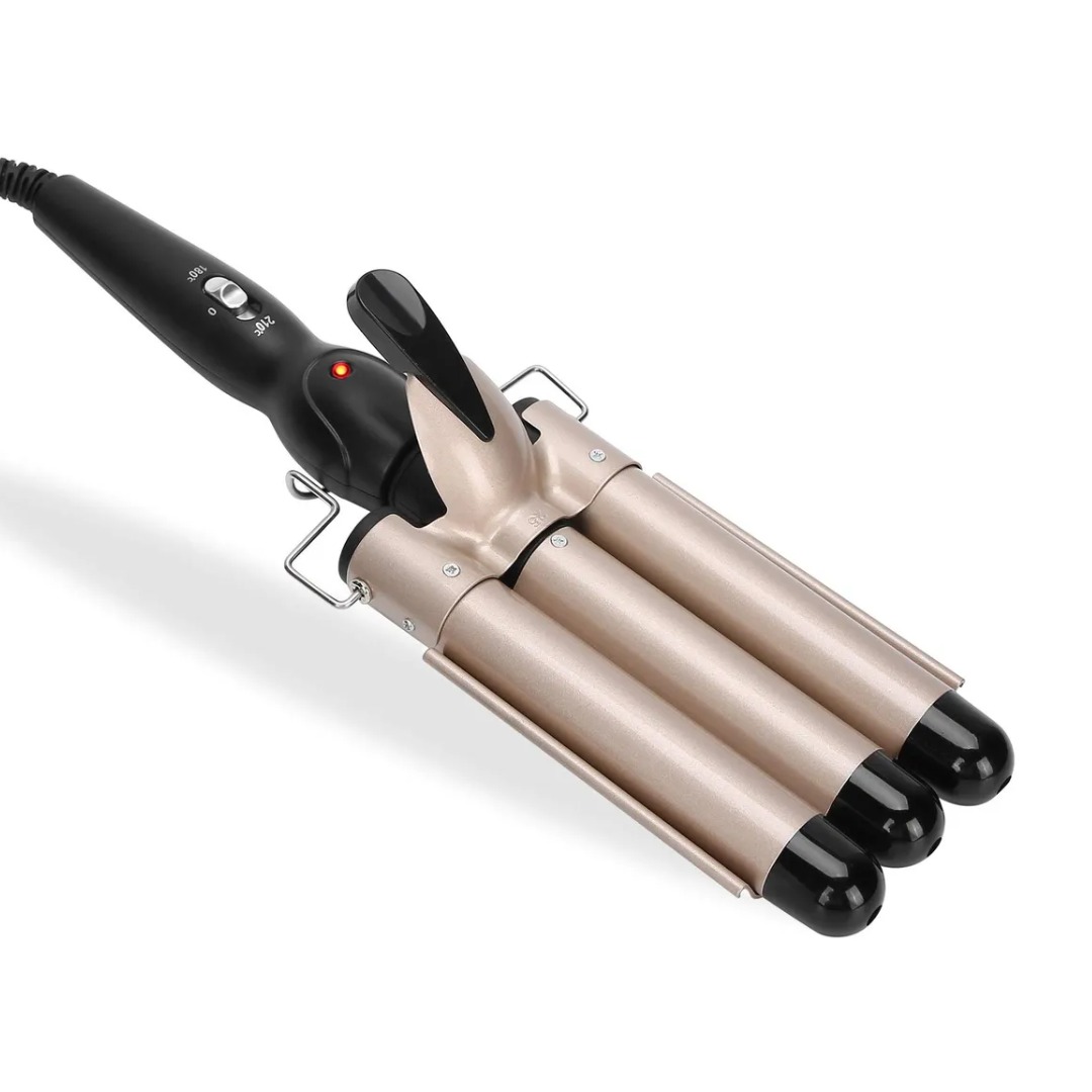 Miniatura 2 de Pinza Rizadora De Cabello 3 Tubos