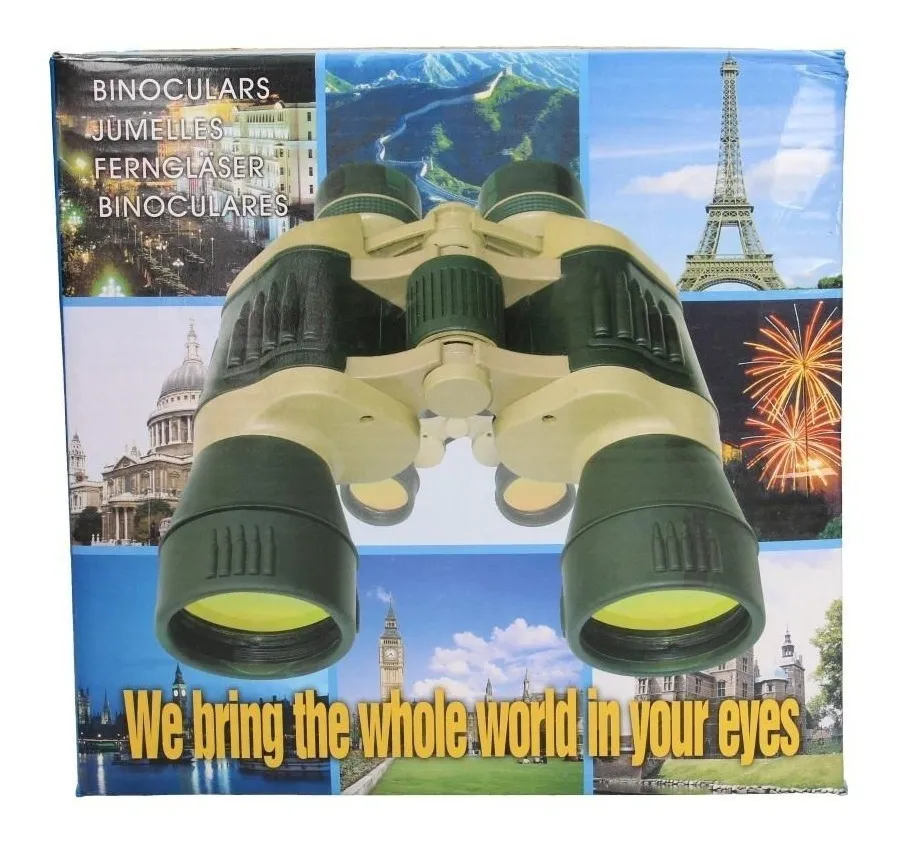 BINOCULARES JUMELLES CON BRUJULA