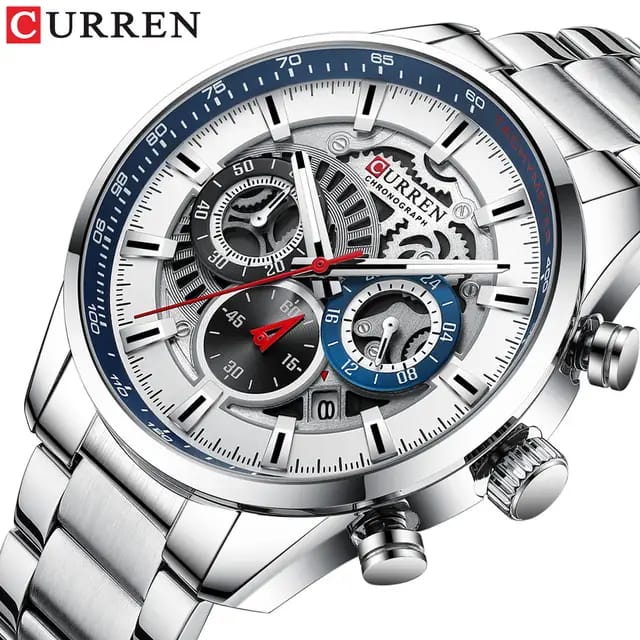 Miniatura 3 de Reloj Curren 8391 Plata para Hombre