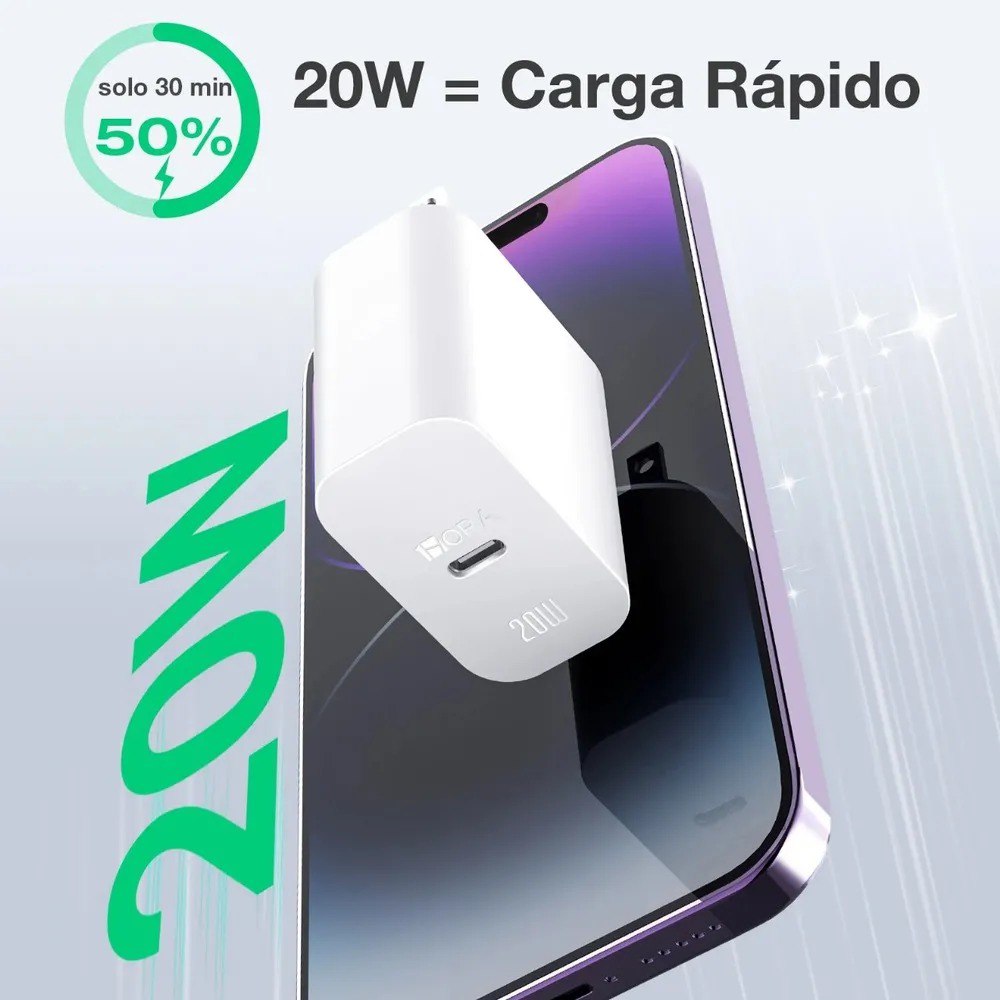 Adaptador Cabezal Cargador Tipo C Gar152
