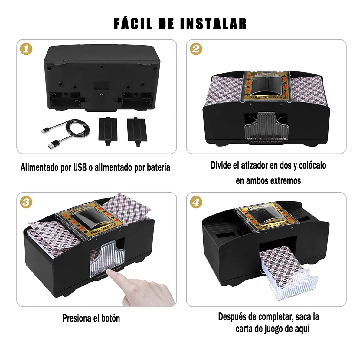 Miniatura 7 de Barajador Automático De Cartas