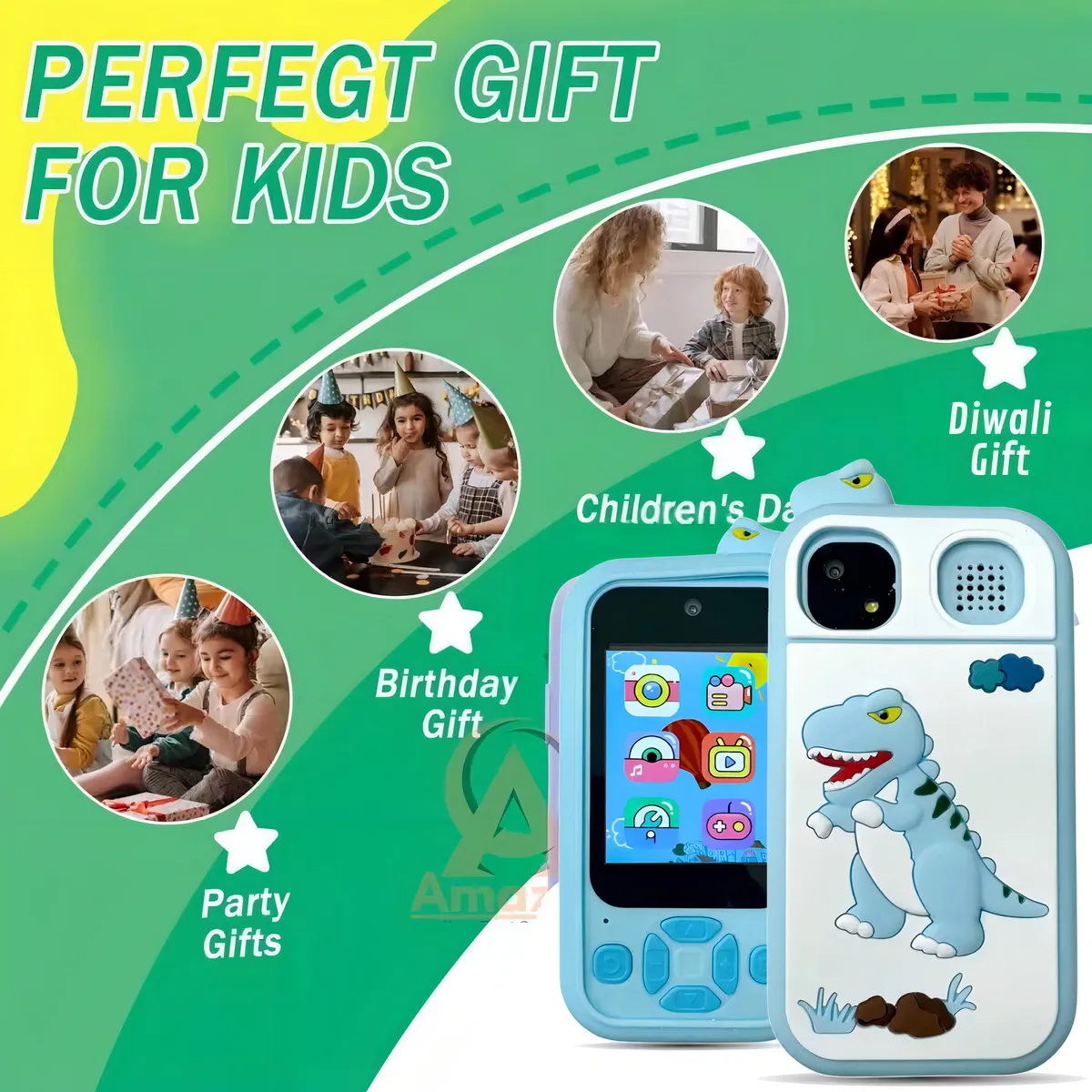 Miniatura 2 de Celular camara doble kids