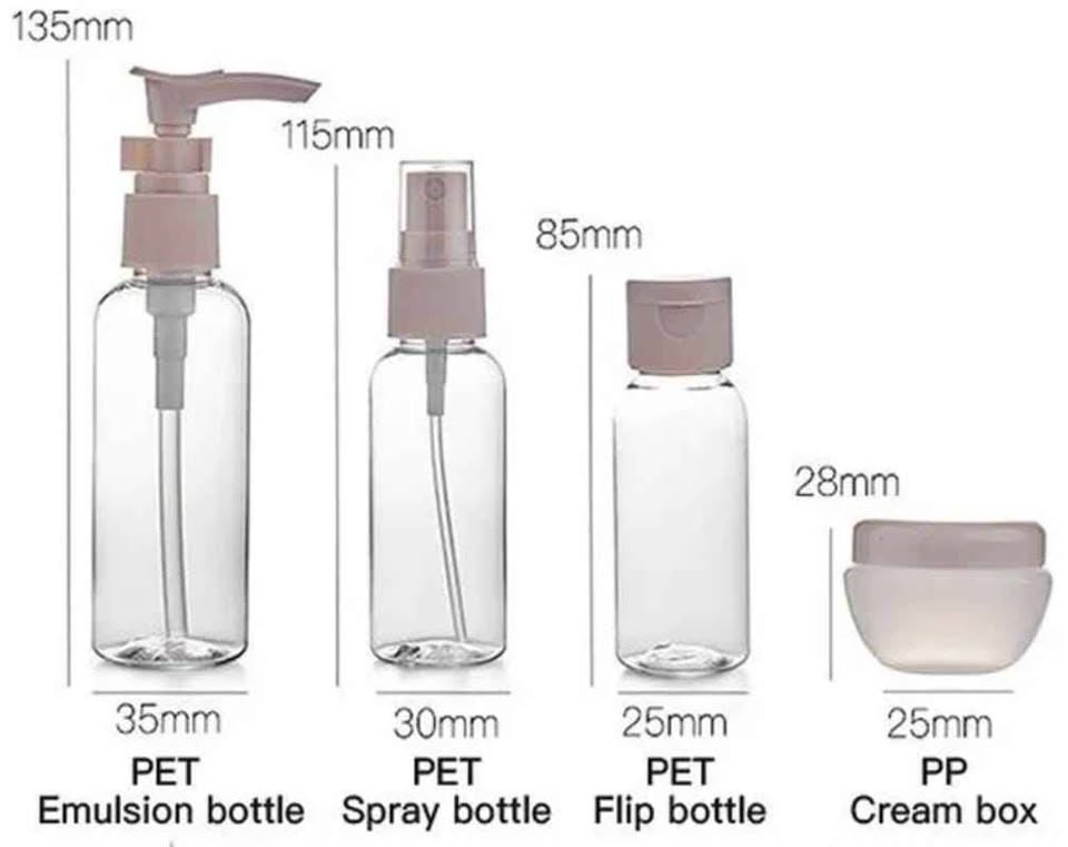 Miniatura 3 de Kit Practicas Botellas Viajeras X11pzas