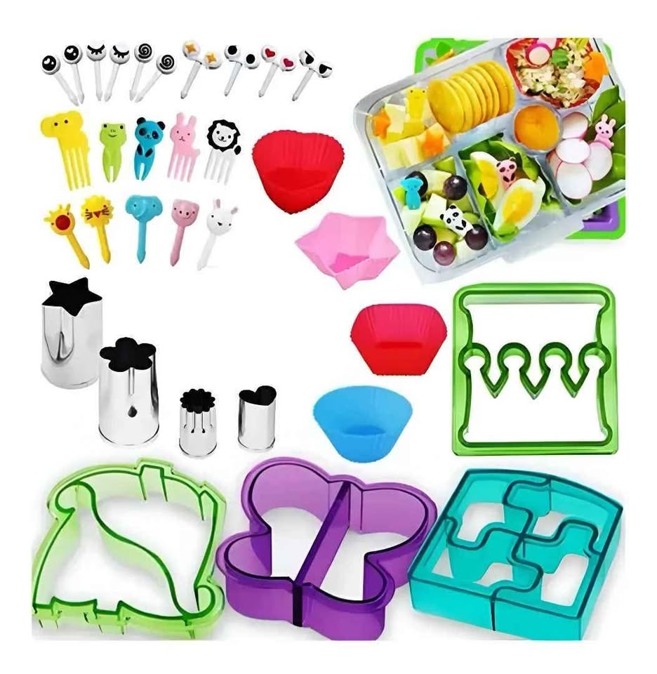 Miniatura 2 de Kit Moldes 32 Piezas Lonchera Cortadores