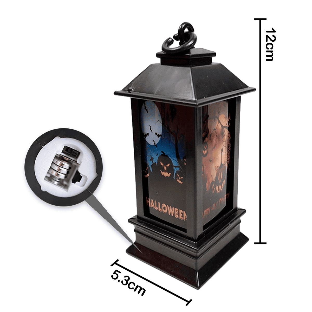 Miniatura 8 de Set 4 Faroles Halloween FN01H