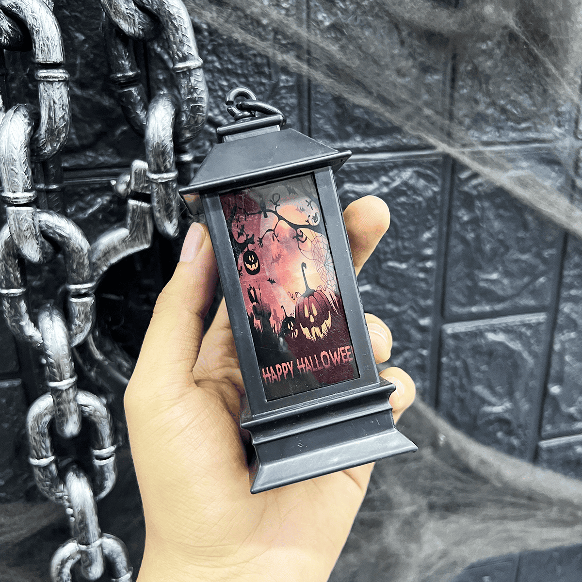 Miniatura 2 de Set 4 Faroles Halloween FN01H