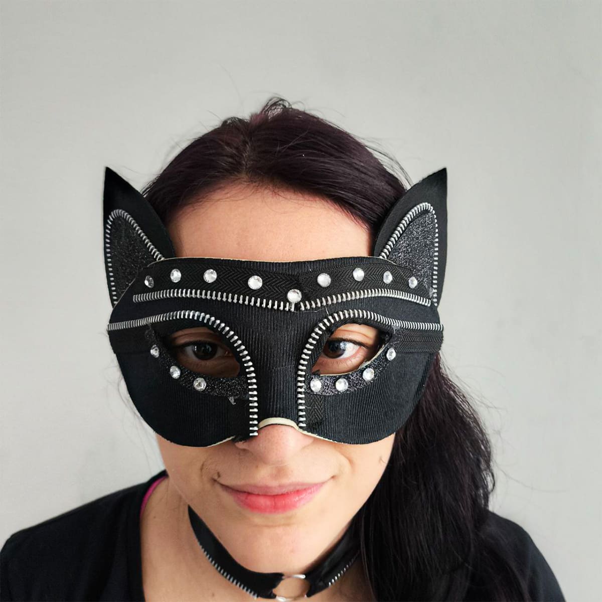 Miniatura 4 de Kit Gatita Negra Disfraz Sexy MA-103