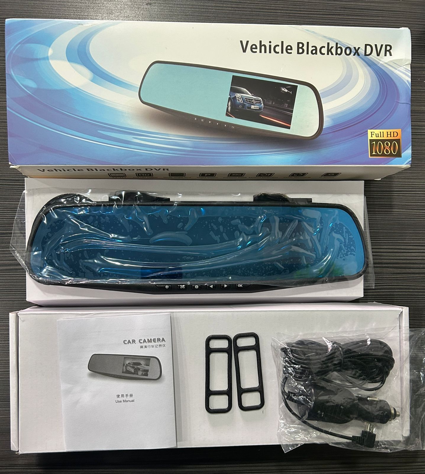 Espejo Retrovisor Cámara FULL HD