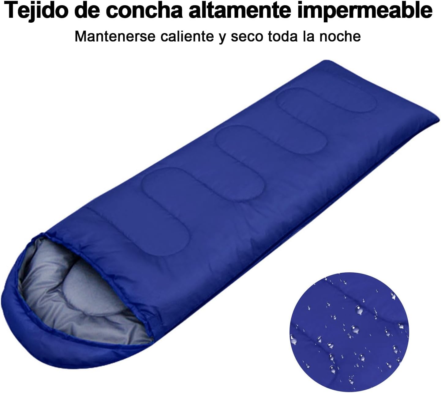 Miniatura 7 de Saco de Dormir para Camping Portatil