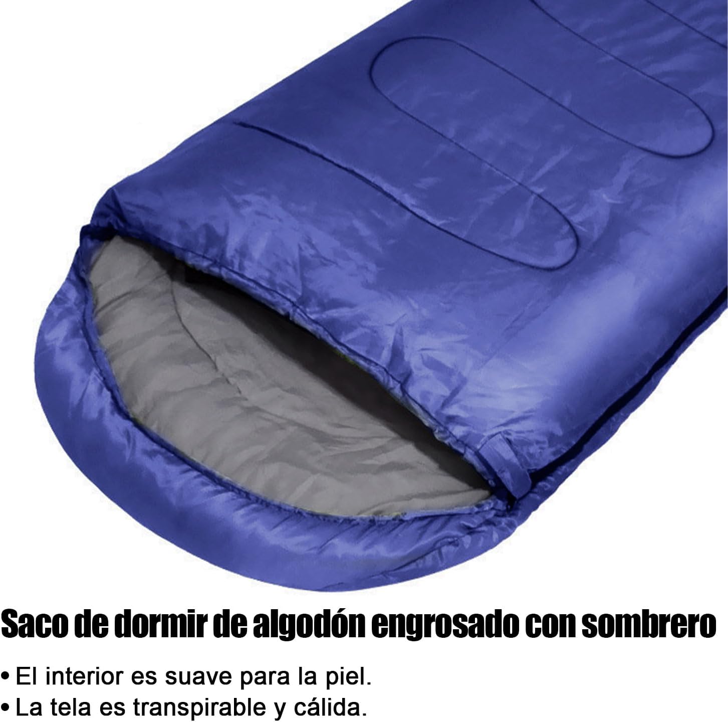 Miniatura 5 de Saco de Dormir para Camping Portatil