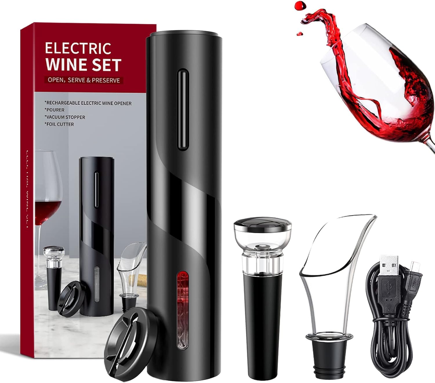 Miniatura 4 de Descorchador de Vinos Eléctrico