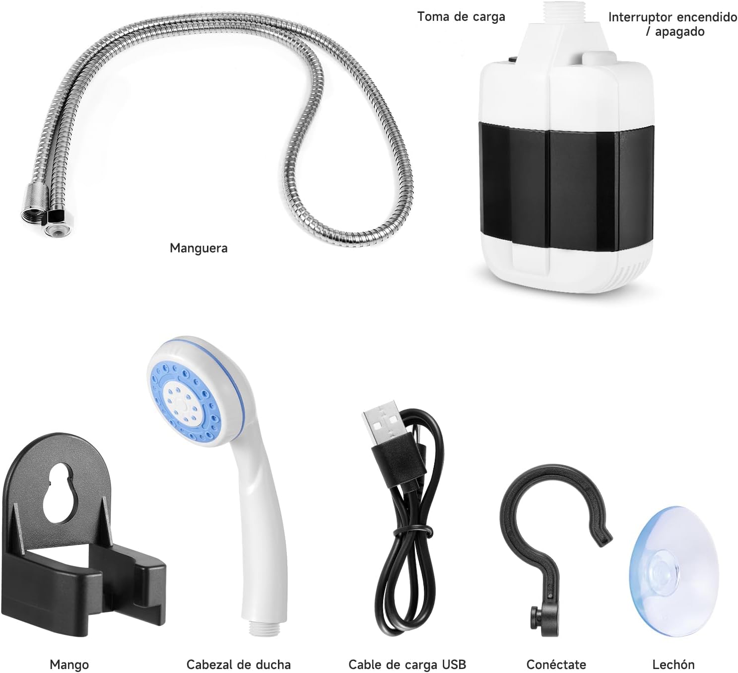 Miniatura 7 de Ducha Recargable Portátil