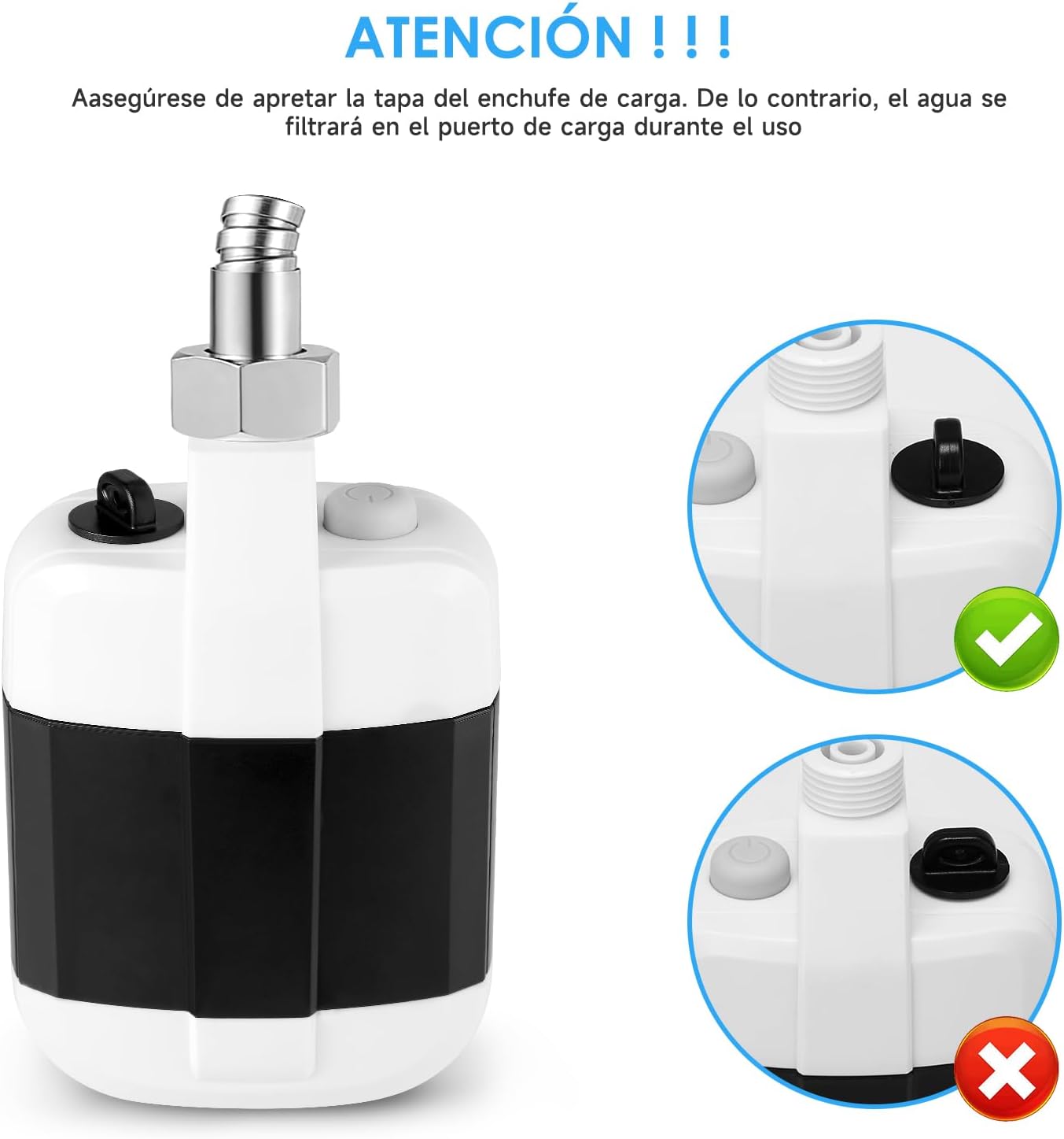 Miniatura 8 de Ducha Recargable Portátil