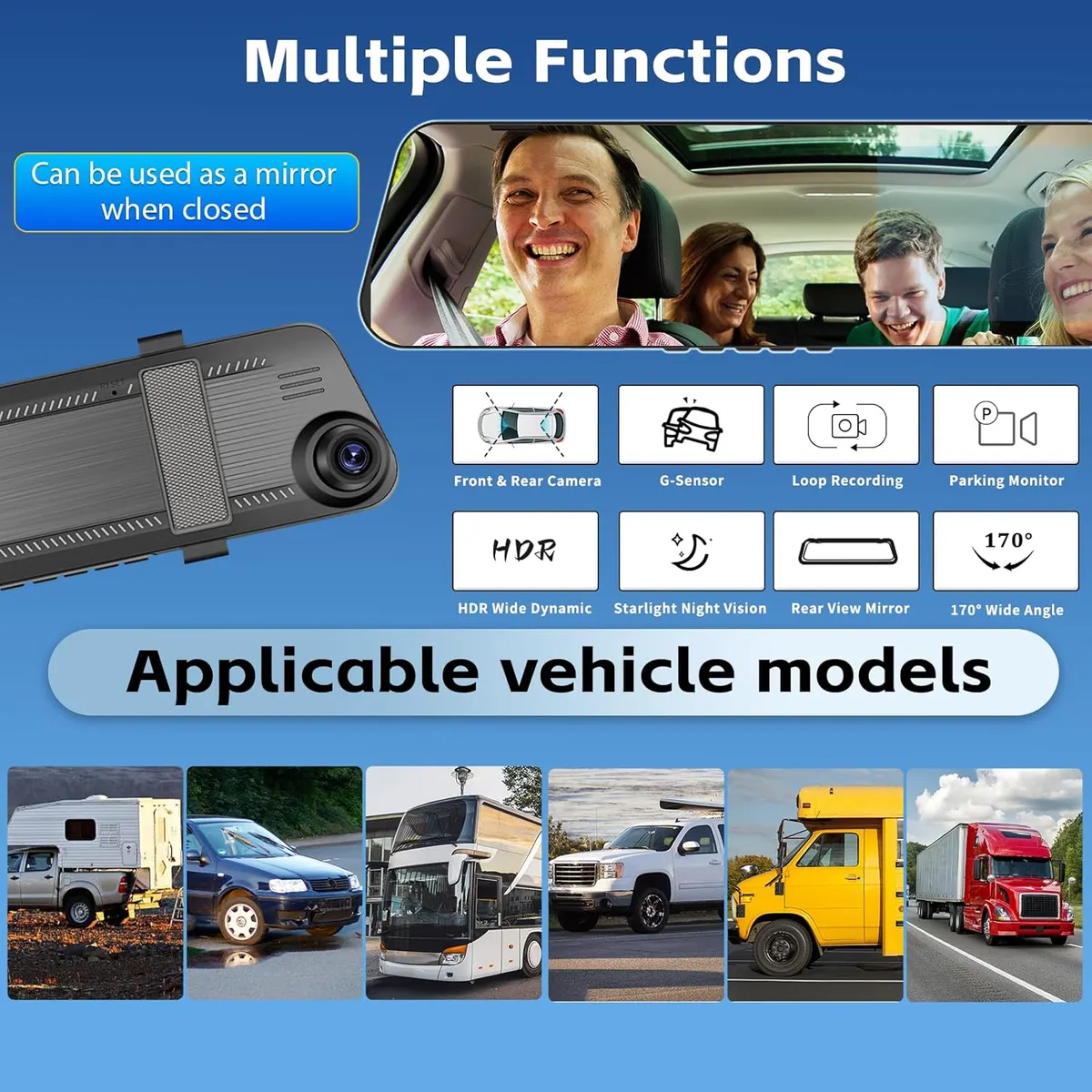 Miniatura 7 de Cámara Espejo Retrovisor Táctil