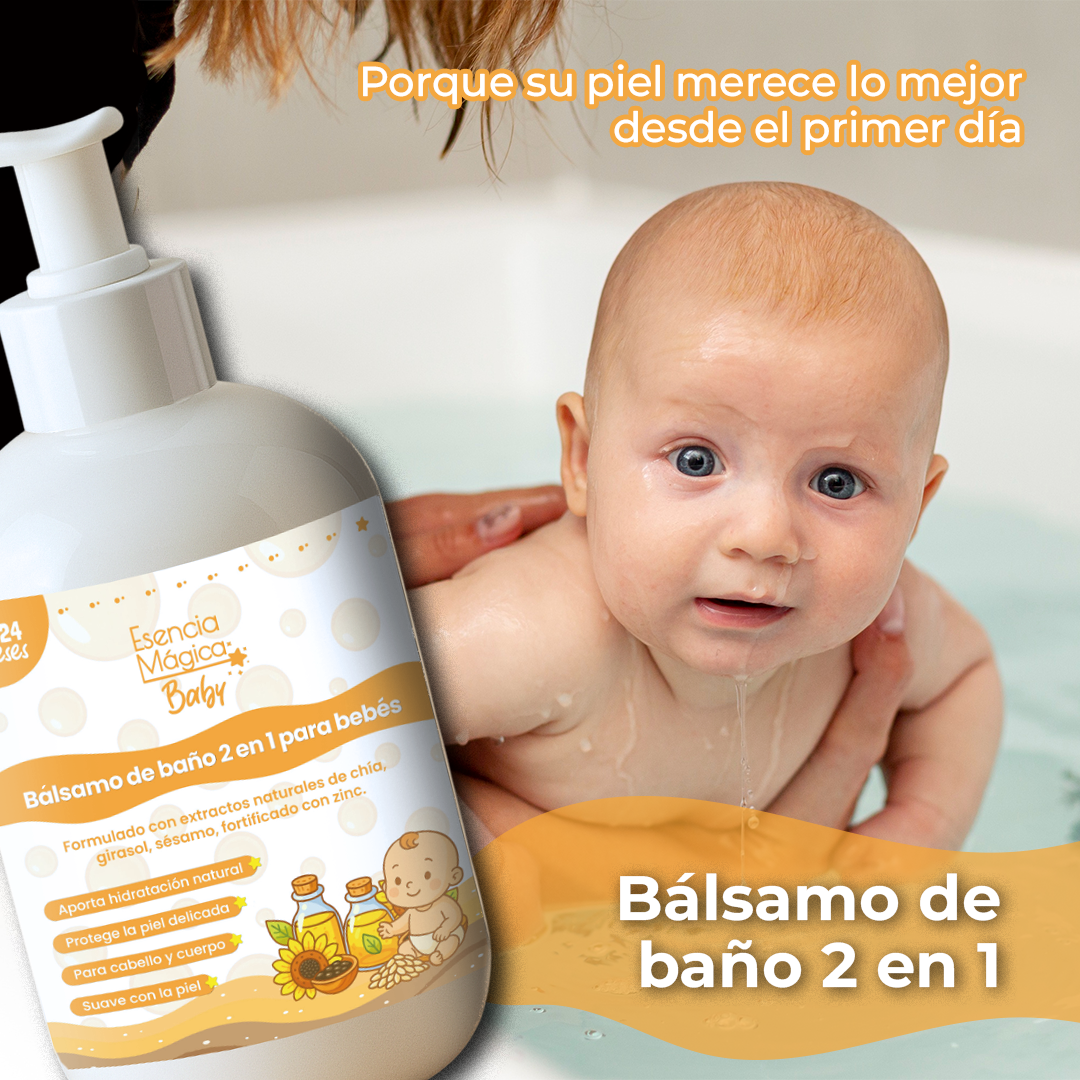 Miniatura 2 de Bálsamo de baño 2 en 1 para Bebés