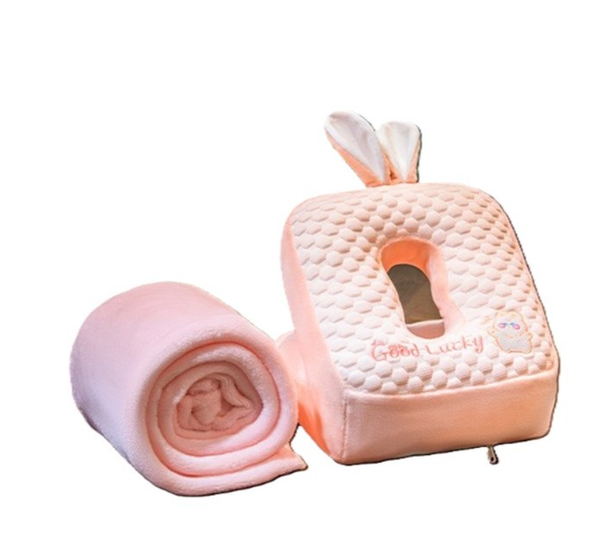 regalo navidad niños almohada con cobija diseño