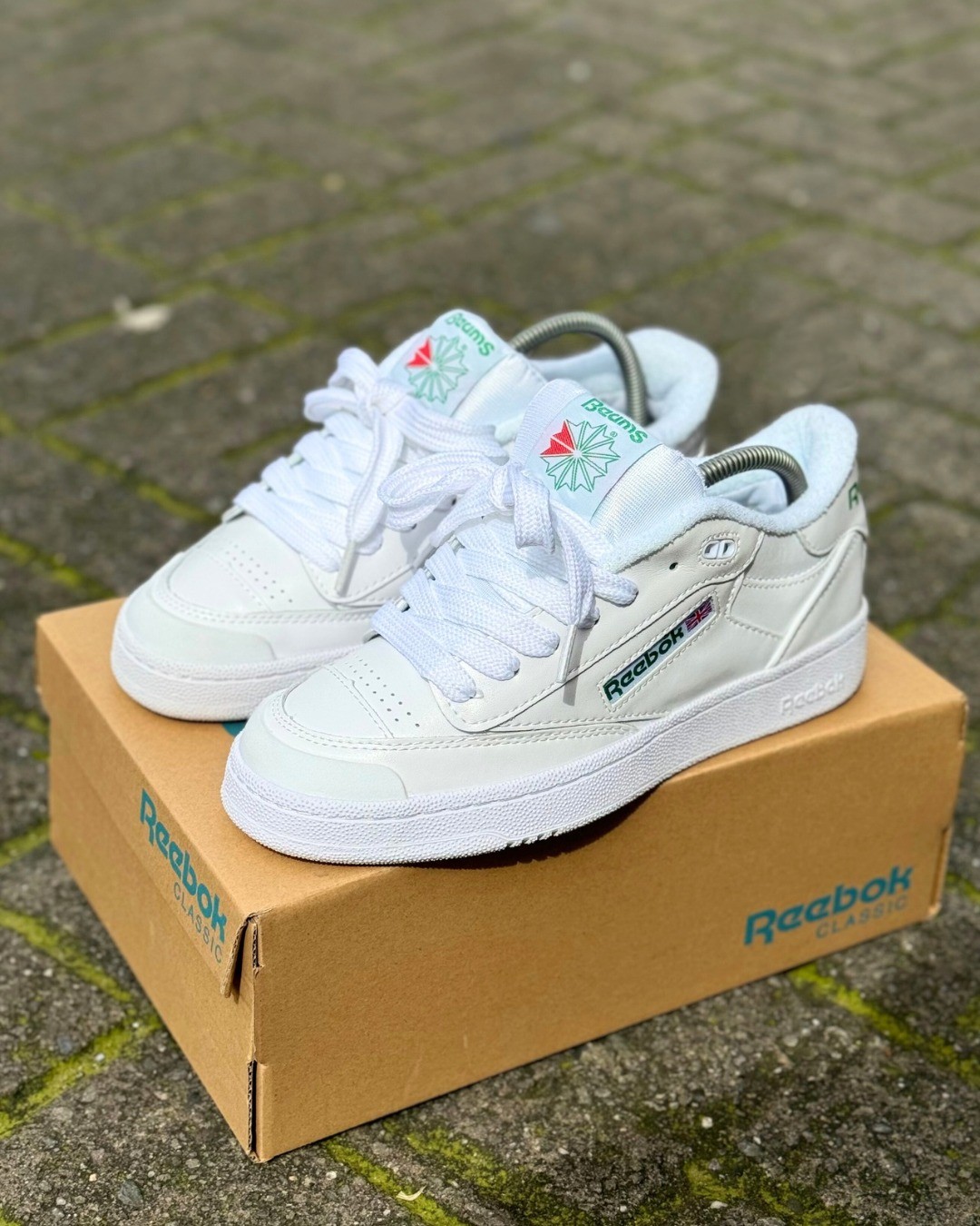 Vista 5 de Tenis Reebok X Beams Importado - COLOR: BLANCO, TALLA: 36