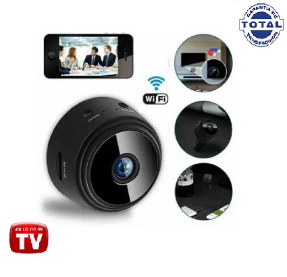 Camara Seguridad Wifi Mini Espia Redonda
