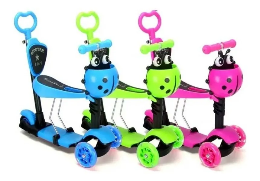 Miniatura 3 de Patineta Mariquita Colorida