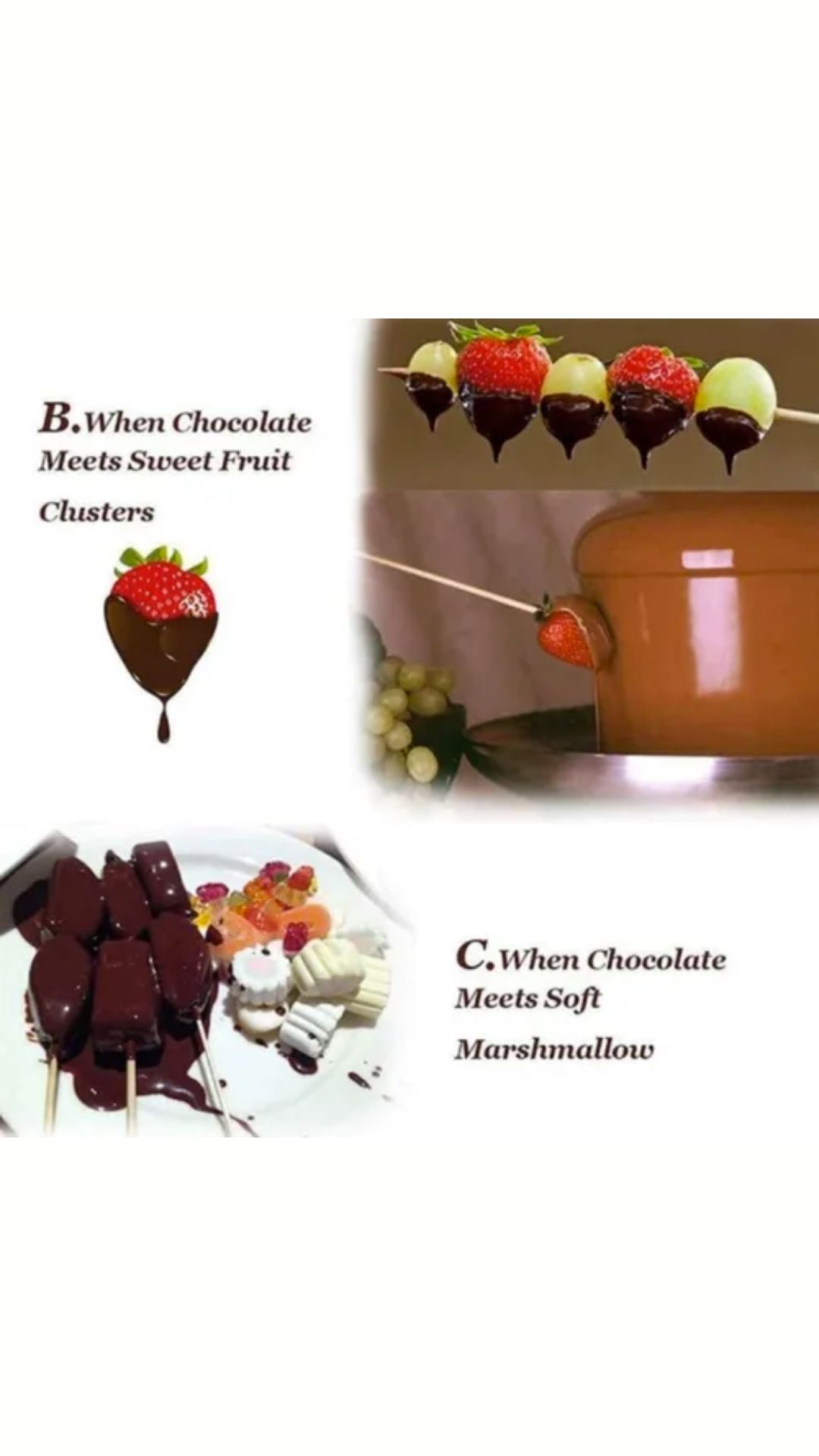 Mini Fuente De Chocolate Electrica