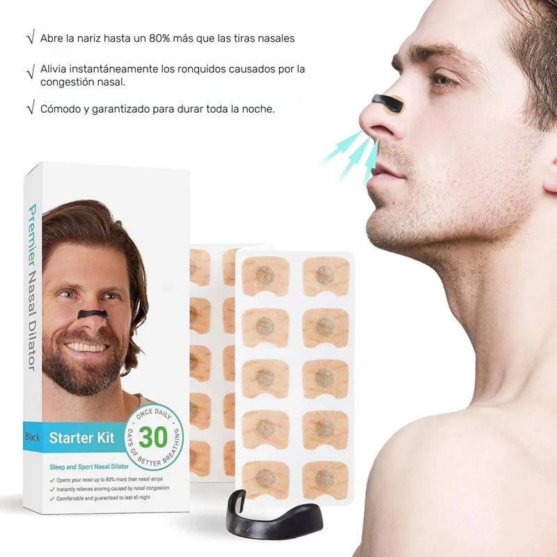 Dilatador Nasal Magnético Antironquidos