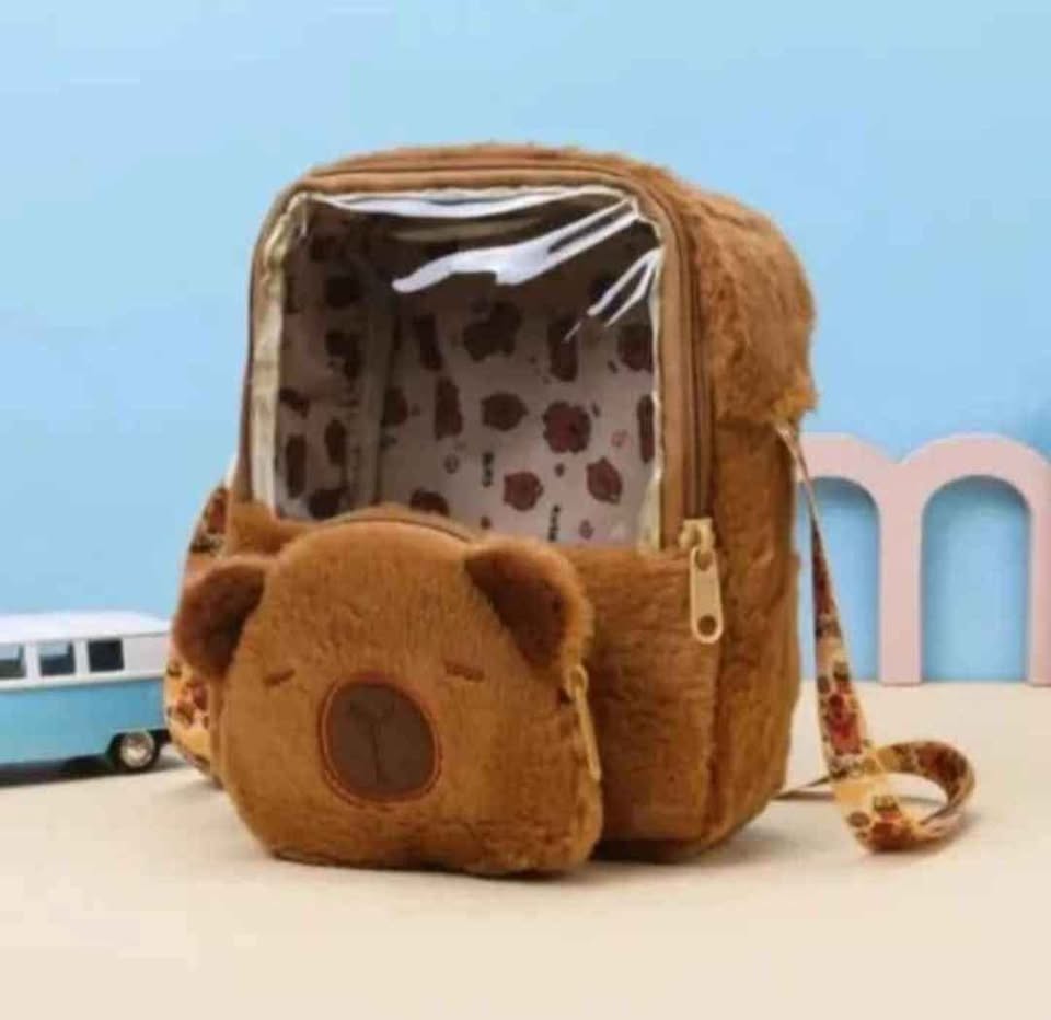 Miniatura 3 de LONCHERA CAPYBARA PELUCHE 🥰