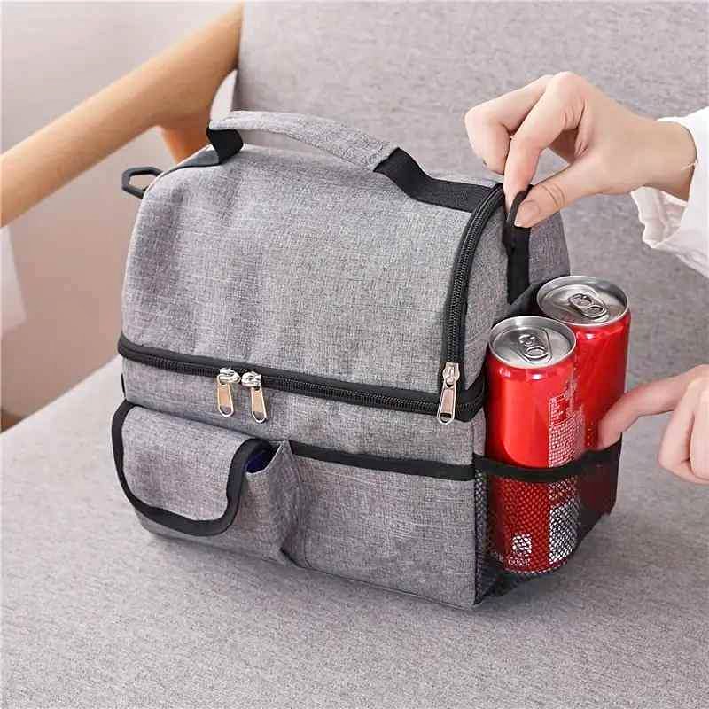 Miniatura 7 de Lonchera Térmica Doble Compartimiento Im