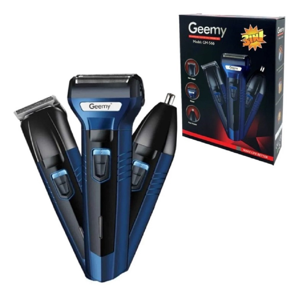 Miniatura 2 de maquina geemy hombre 3 en 1 azul
