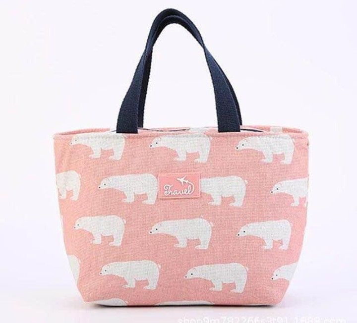 Miniatura 8 de Lonchera Termica Porta Comidas De Tela F