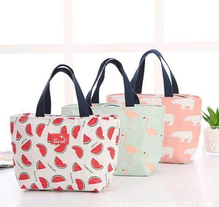 Miniatura 9 de Lonchera Termica Porta Comidas De Tela F