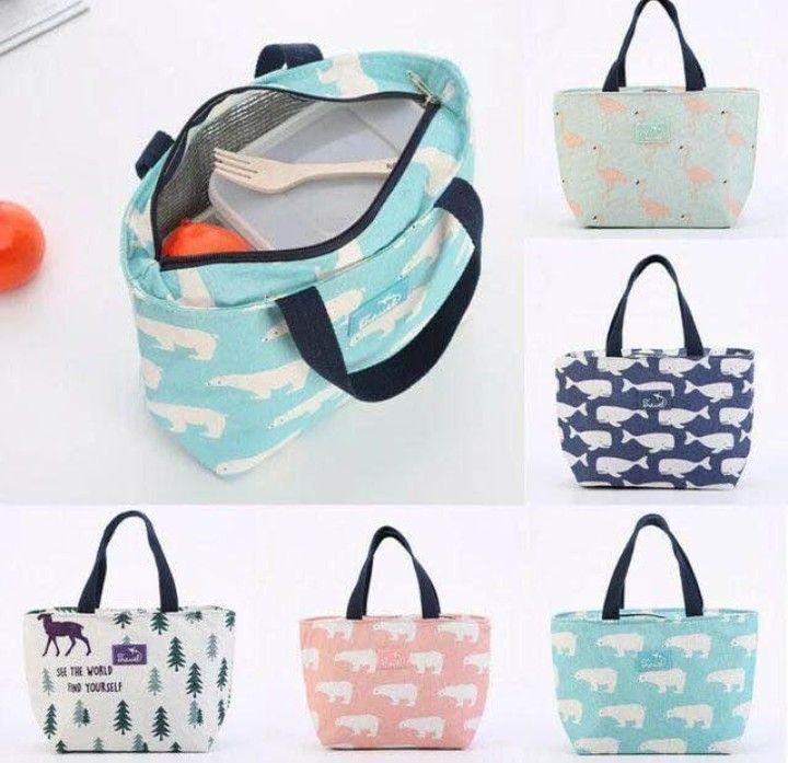 Miniatura 6 de Lonchera Termica Porta Comidas De Tela F