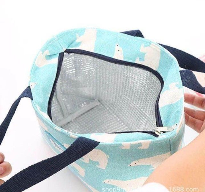 Lonchera Termica Porta Comidas De Tela F