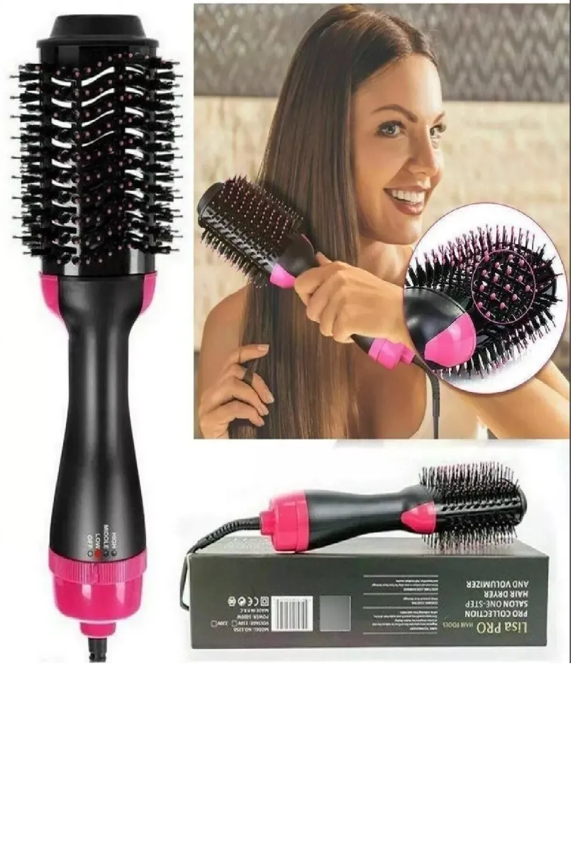 Miniatura 2 de Combo Cepillo Secador + Rizador Negro