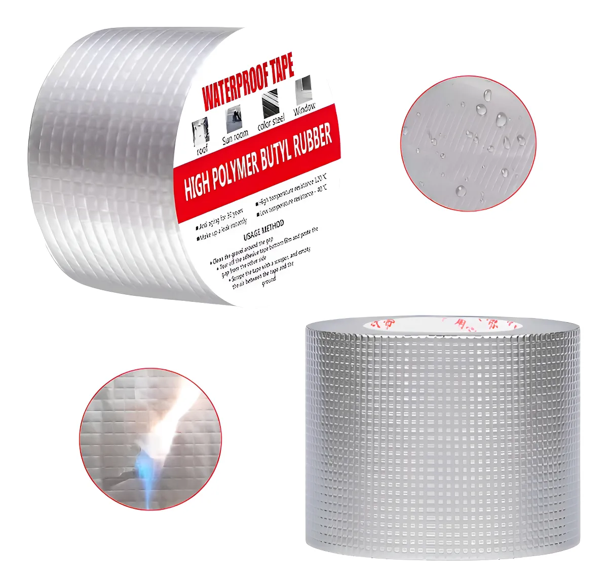 Miniatura 2 de Cinta De Aluminio De Butilo 10cm X 5m