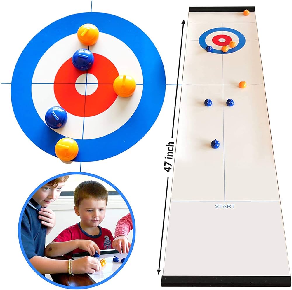 JUEGO MINI CURLING DE ESCRITORIO