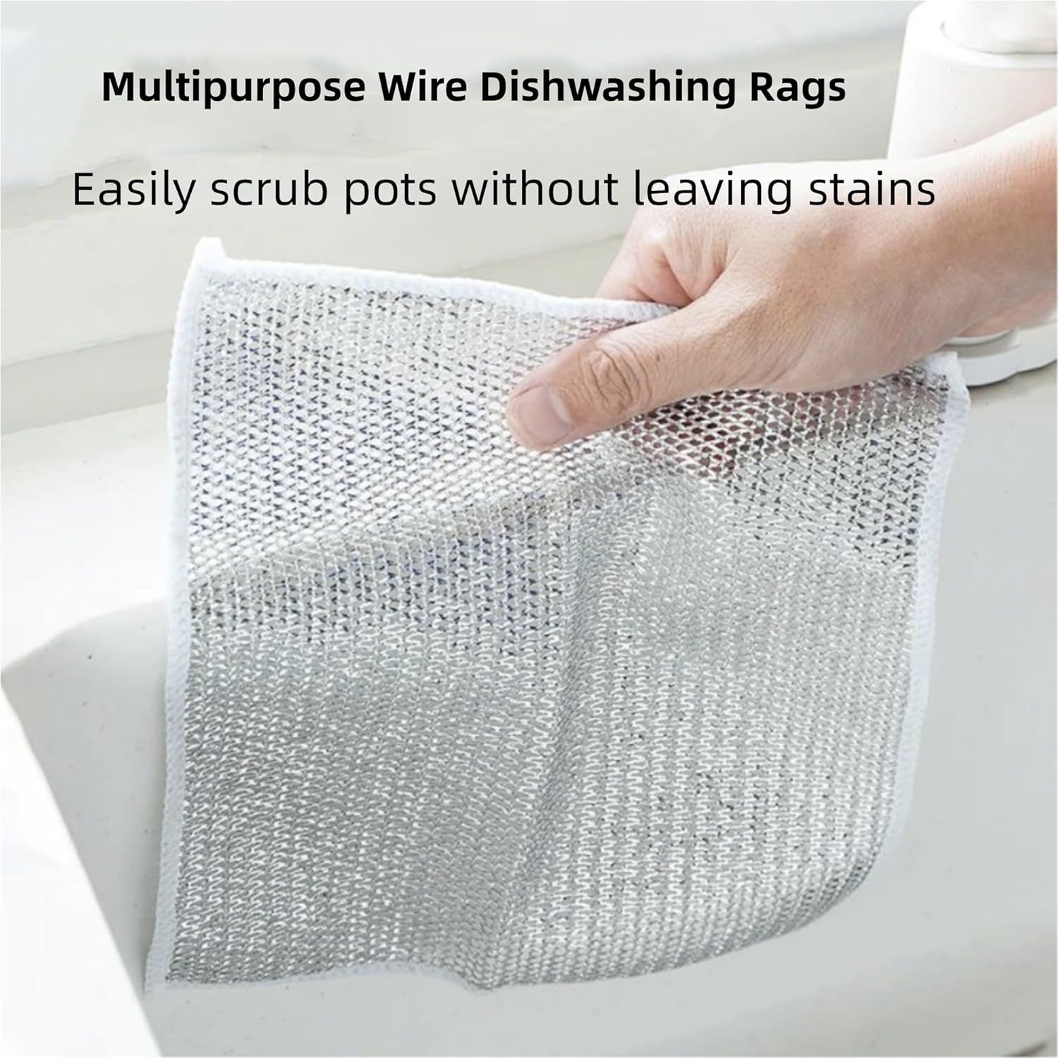 Miniatura 3 de Set x5 Paños de Fibra Metálica Multiusos