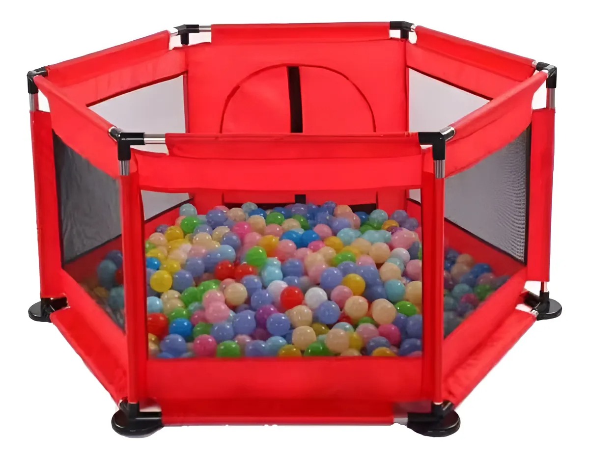 Carpa Piscina De Pelotas Niños Hexagonal