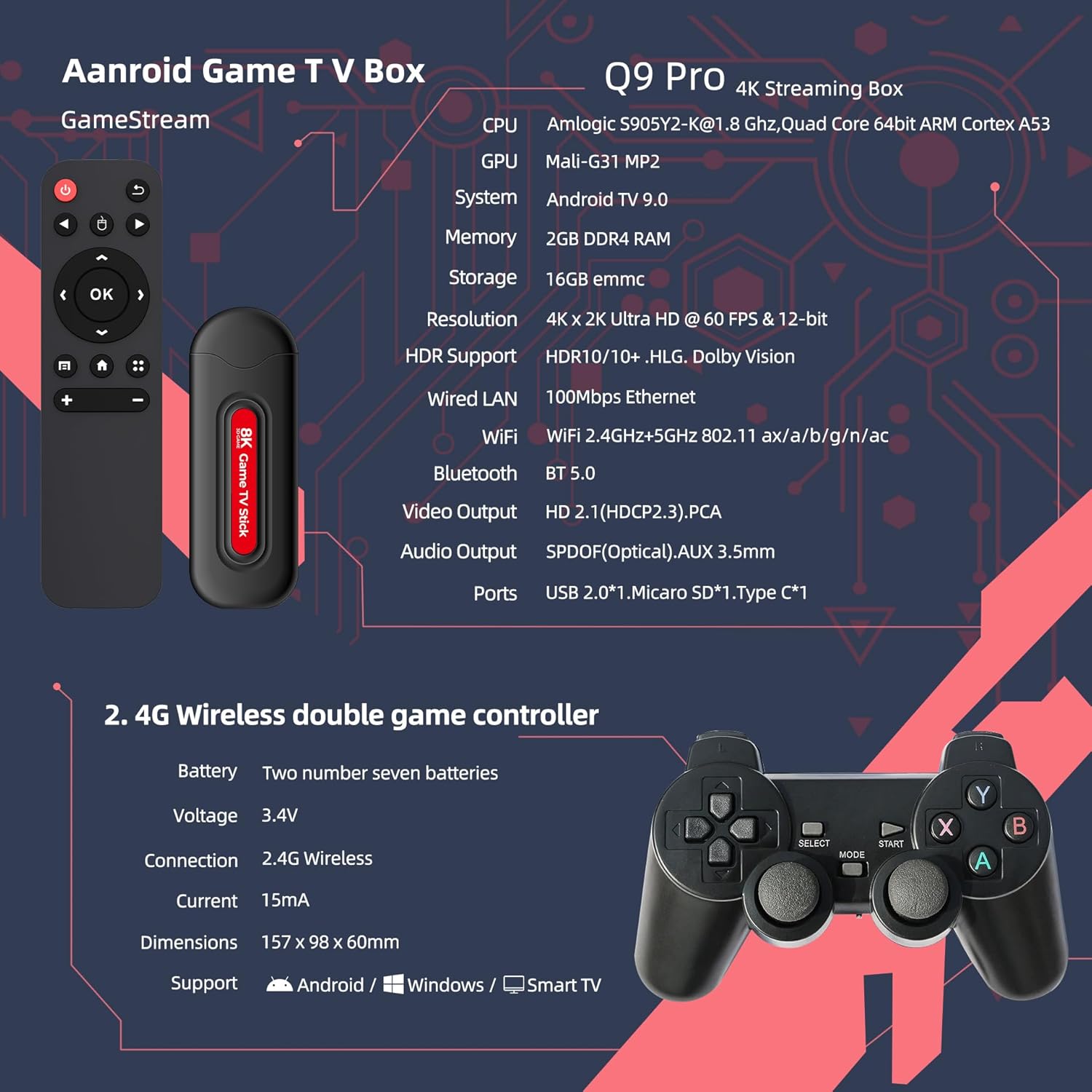 Miniatura 8 de Consola de Juegos Retro