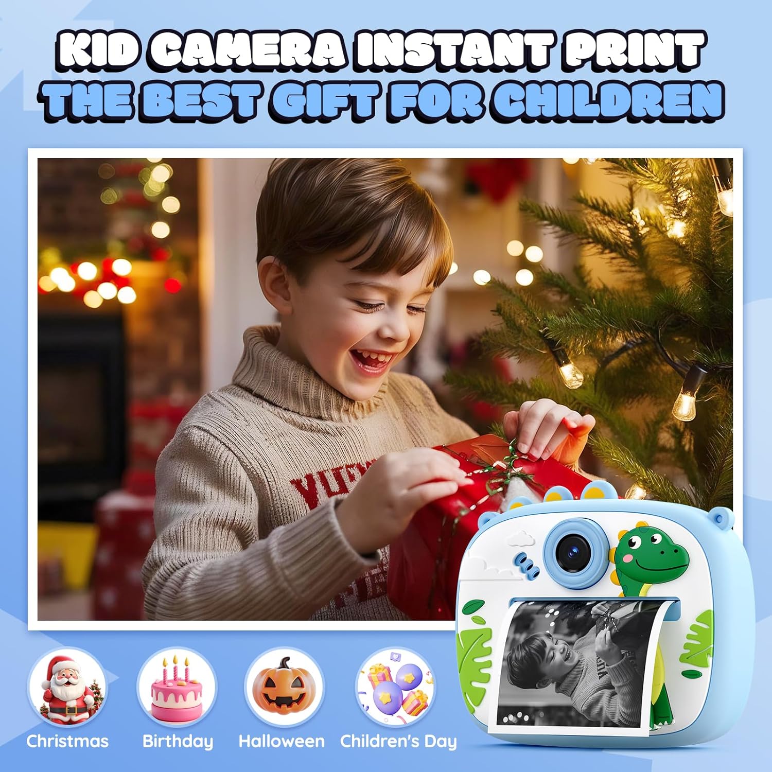 Miniatura 2 de Cámara Infantil con Impresión Instantáne