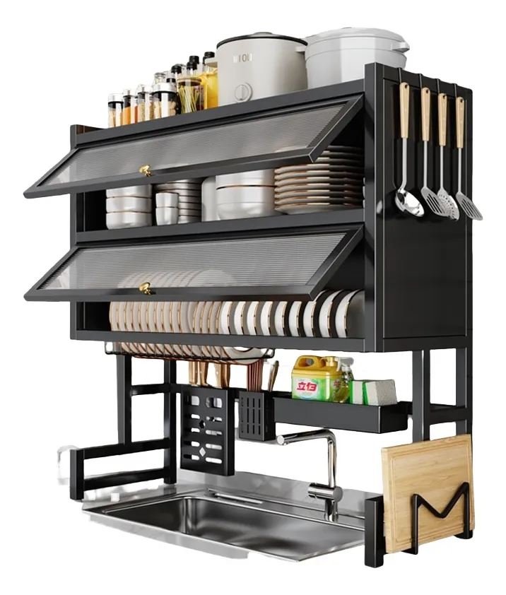 Miniatura 9 de Escurridor Secador Loza Platos 3 Niveles