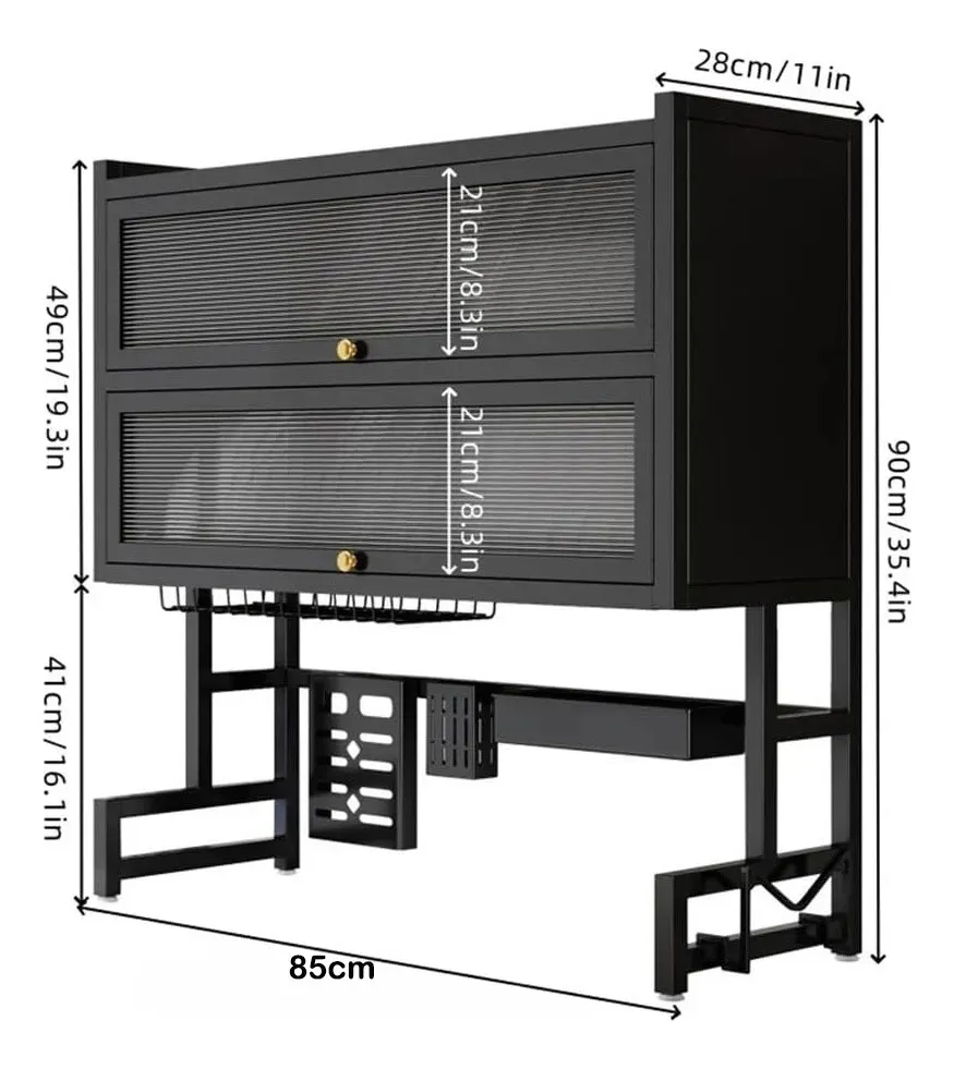 Miniatura 11 de Escurridor Secador Loza Platos 3 Niveles