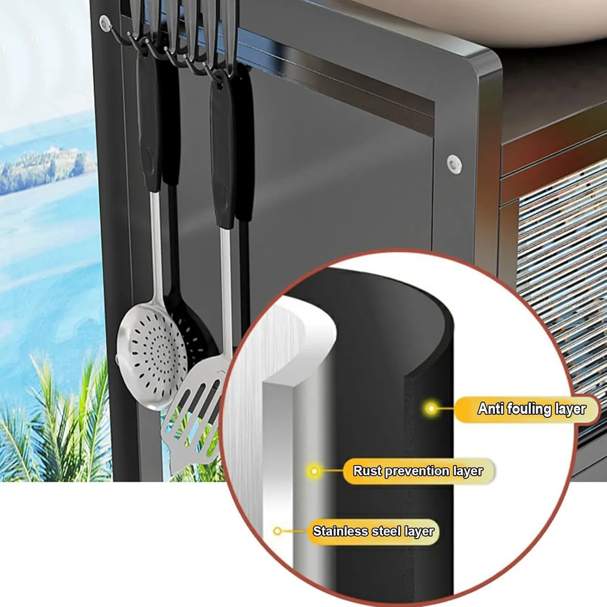 Miniatura 2 de Escurridor Secador Loza Platos 3 Niveles