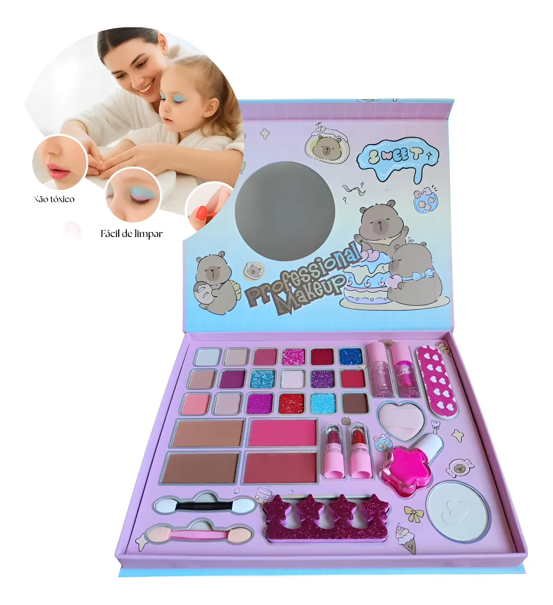 Vista 2 de Kit de maquillaje infantil